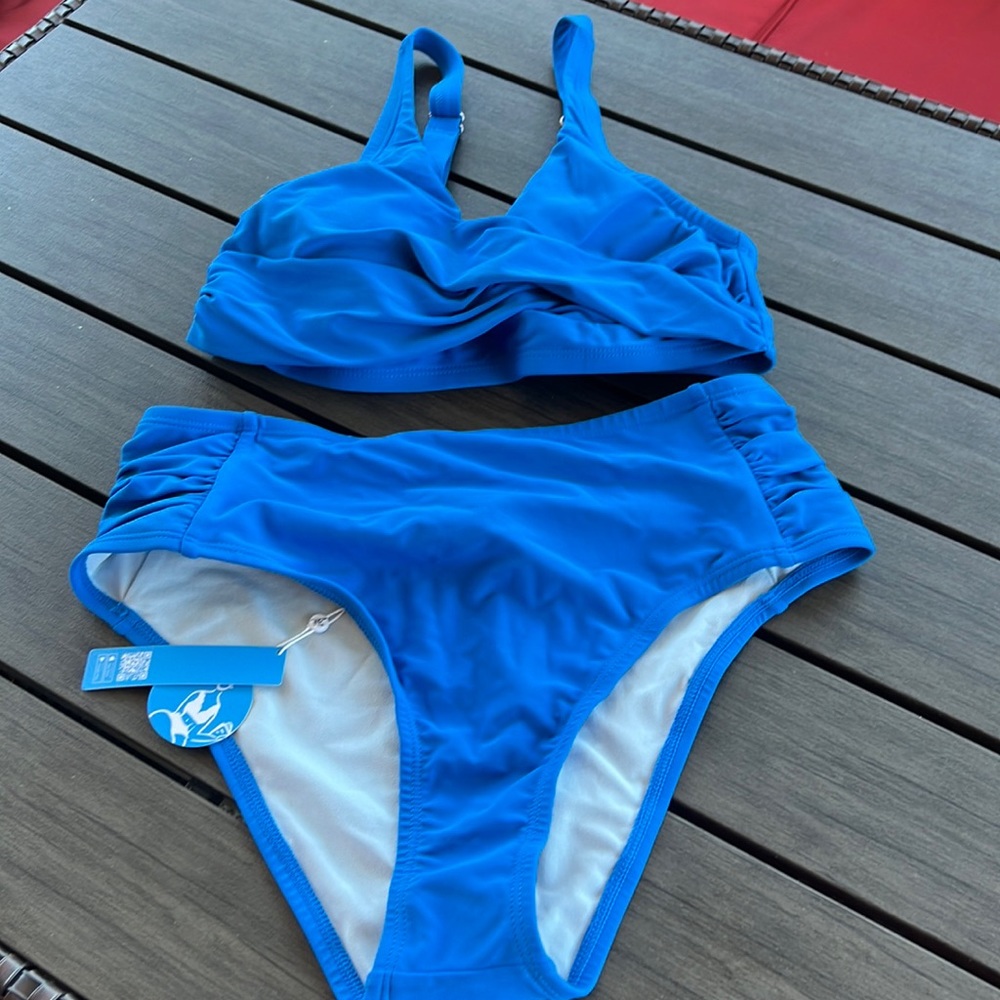 Cupshe Dessert & Daiquiris Bralette and Hipster Plus Size Bikini Set